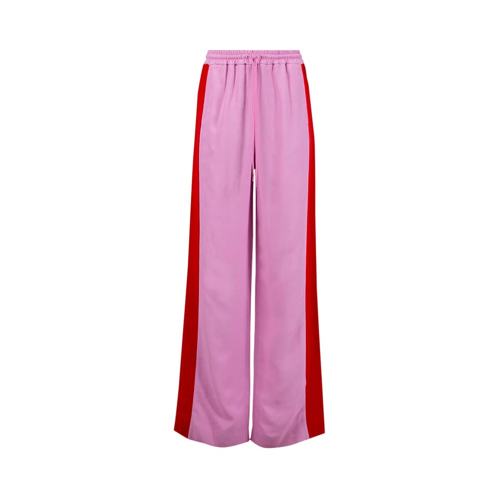 Burberry Side Stripe Wide Leg Pant Primrose Pink