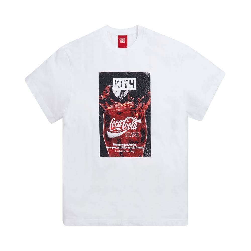 Kith x Coca-Cola Splash Vintage T-Shirt White