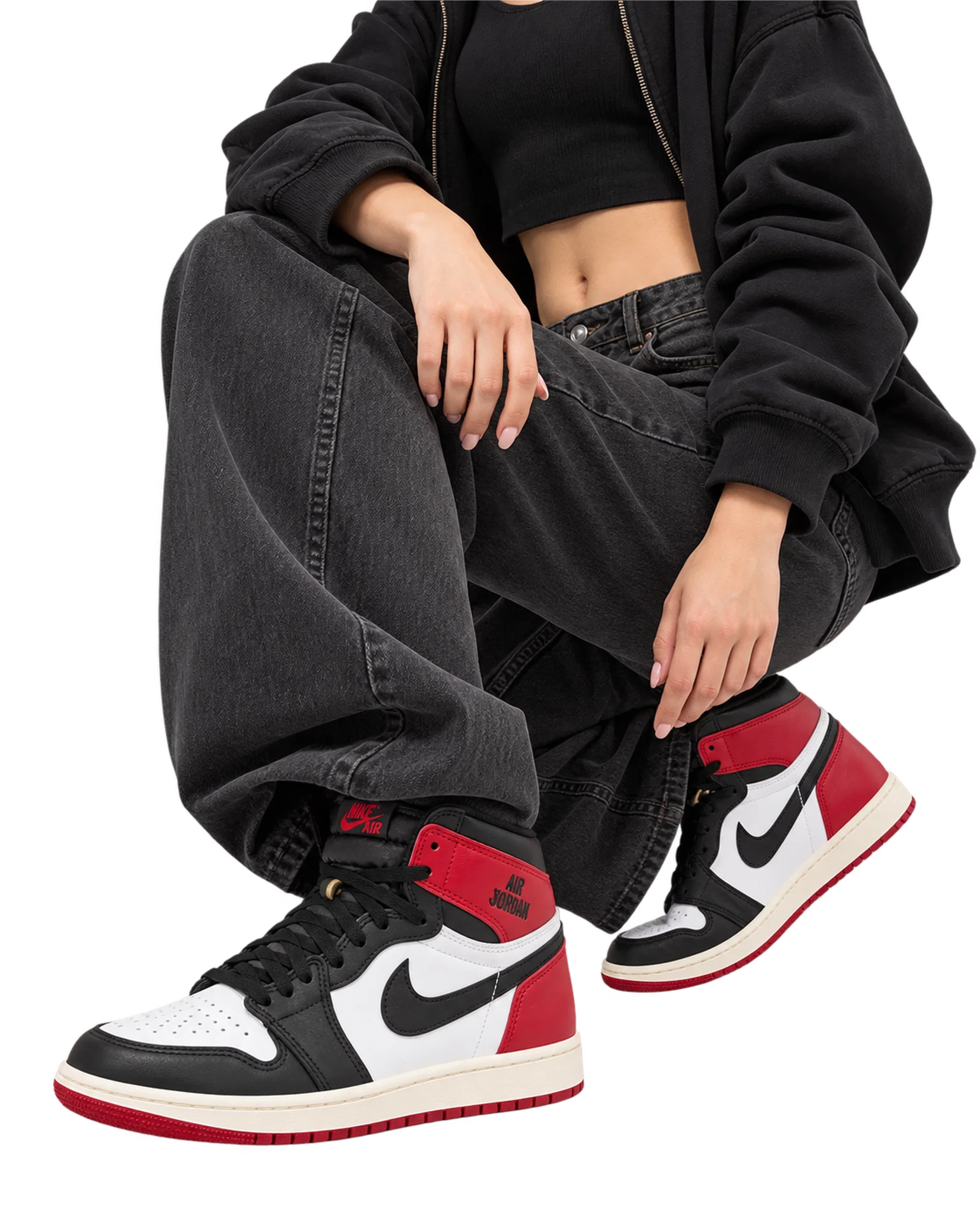 Air Jordan 1 Retro High OG Black Toe Reimagined