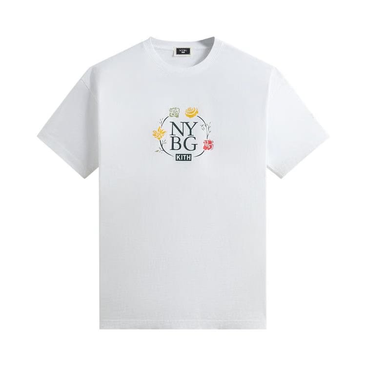 Kith x New York Botanical Garden Logo Vintage T-Shirt White