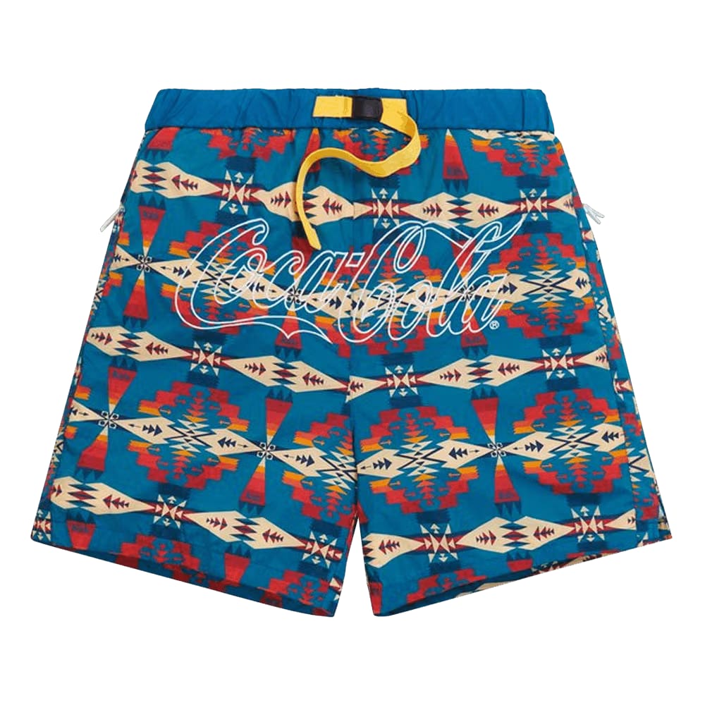 Kith x Coca-Cola x Pendleton Swim Shorts Teal/Multi