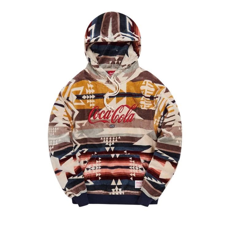 Kith x Coca-Cola x Pendleton Terry Williams 3 Hoodie Ivory/Multi