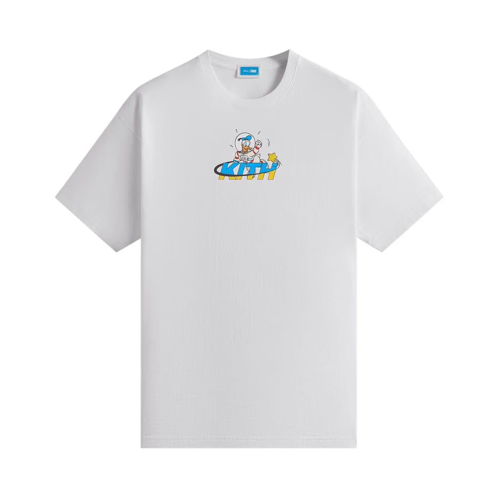 Kith x Disney Donald Duck Astronaut Vintage T-Shirt White