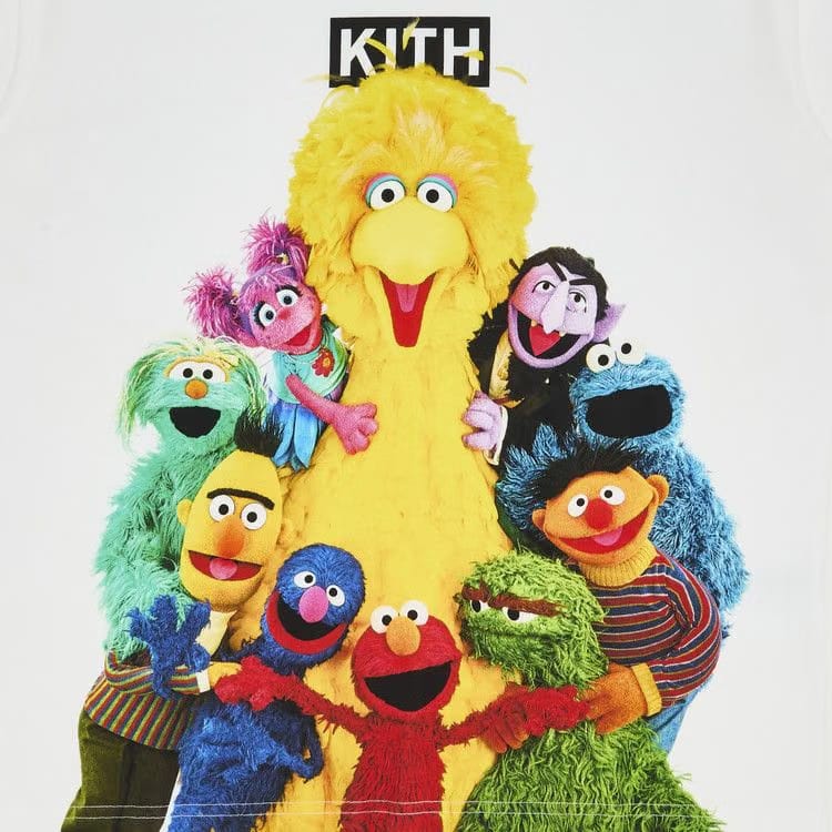 Kith x Sesame Street Group Hug T-Shirt White