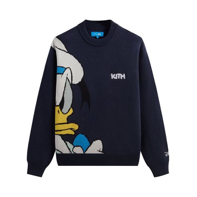 Kith x Disney Donald Duck Lewis Crewneck Sweater Nocturnal