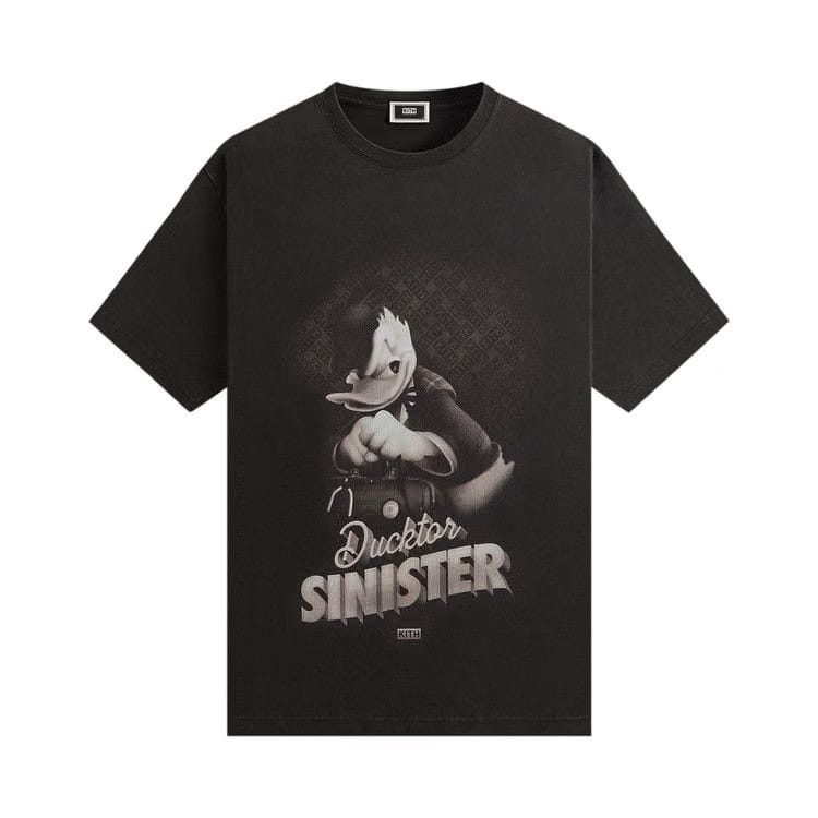 Kith x Disney Donald Duck Sinister Vintage T-Shirt Black