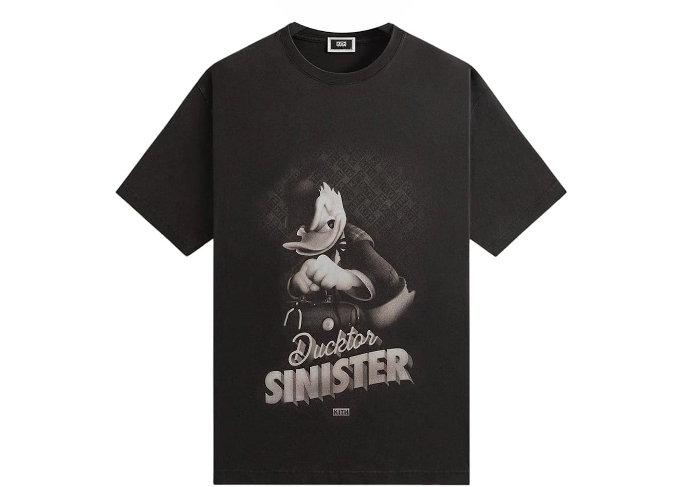 Kith x Disney Donald Duck Sinister Vintage T-Shirt Black