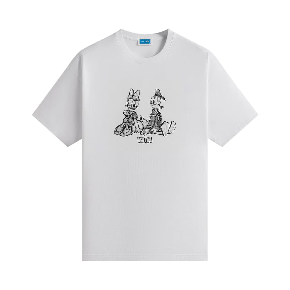 Kith x Disney Donald Duck Sketch Vintage T-Shirt White