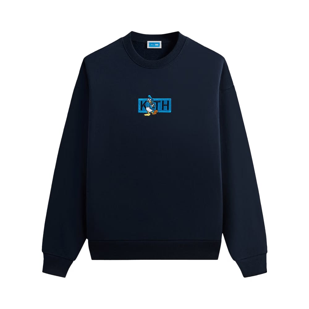 Kith x Disney Donald Duck Vintage Nelson Crewneck Nocturnal