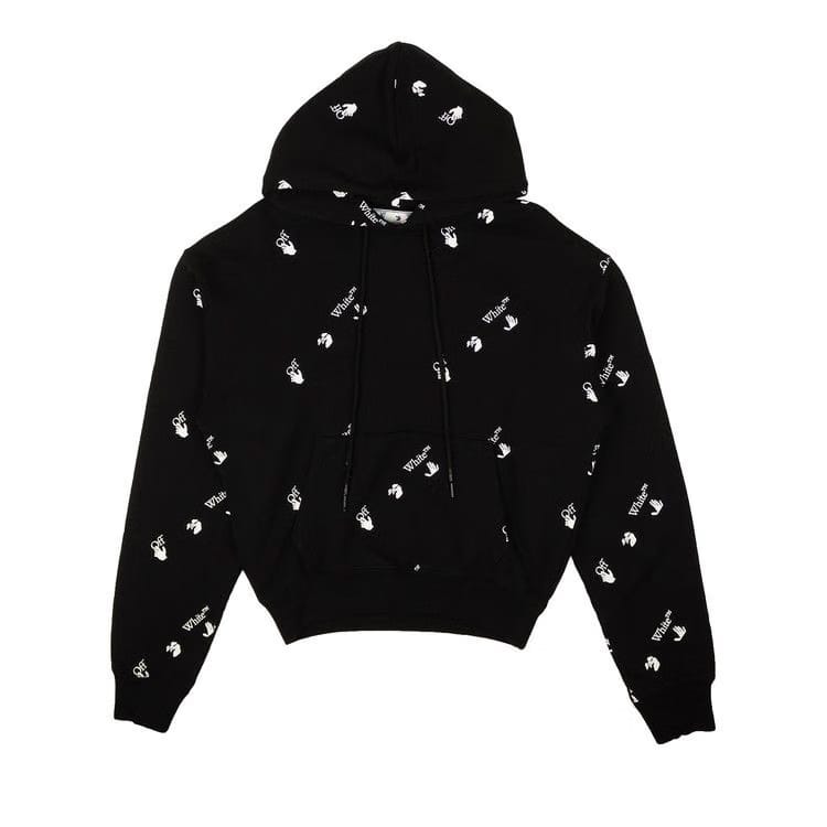 Off-White Allover Over Hoodie Black/White