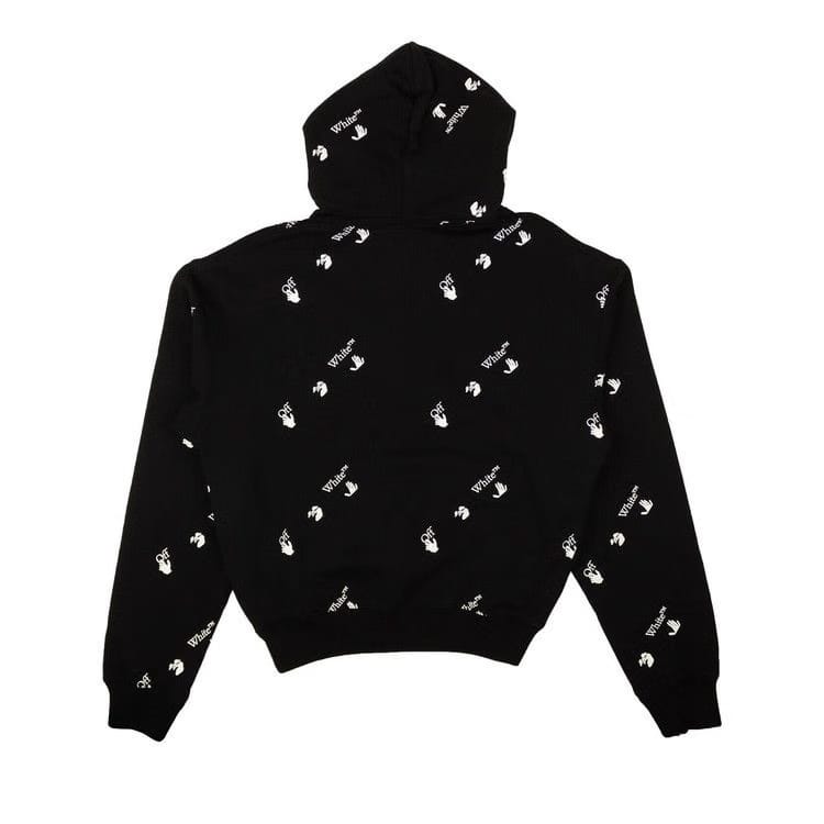 Off-White Allover Over Hoodie Black/White