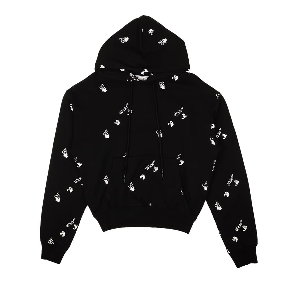 Off-White Allover Over Hoodie Black/White
