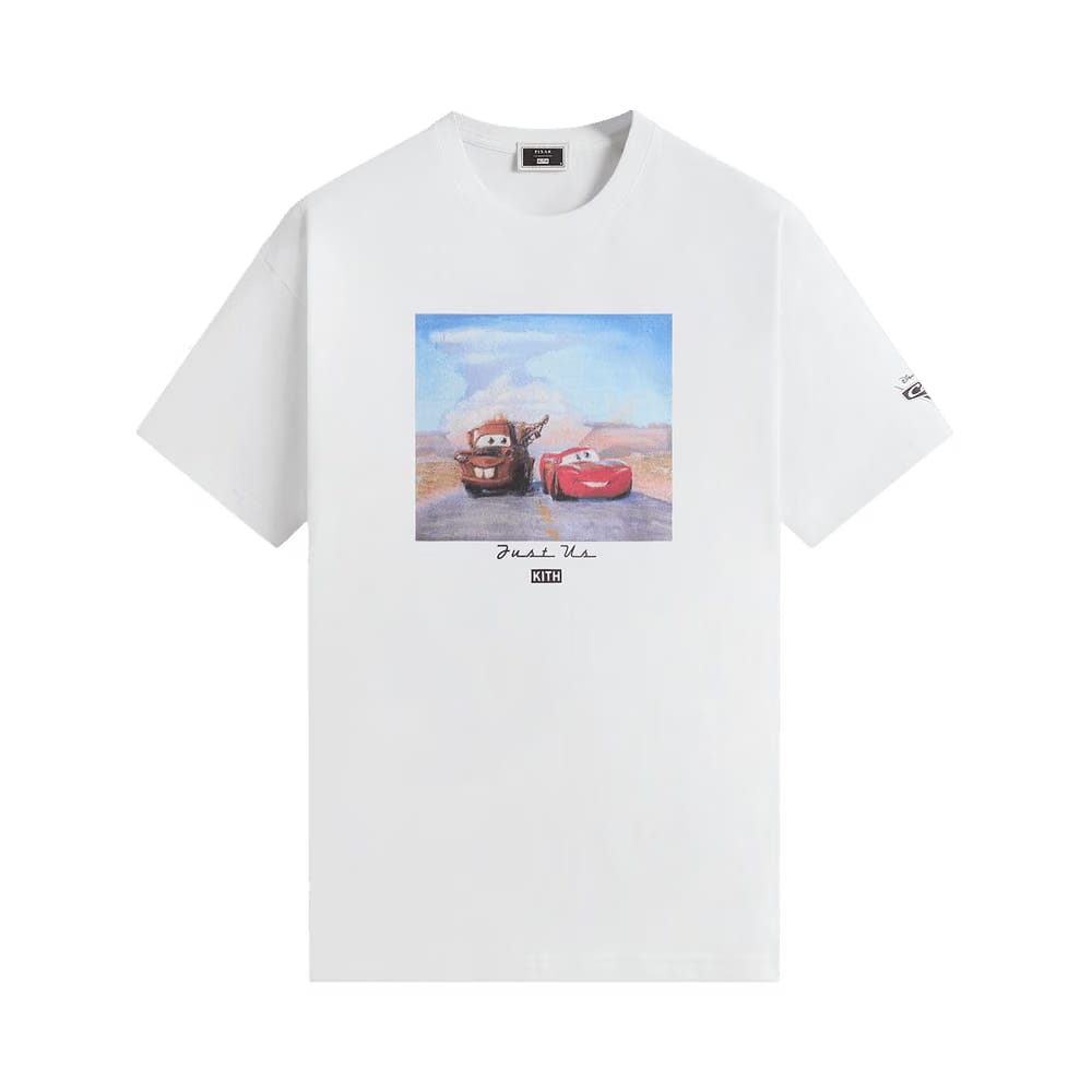 Kith x Disney For Pixar Cars Just Us Vintage T-Shirt White