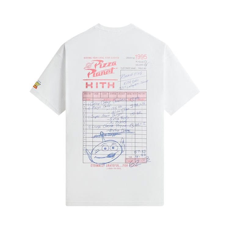Kith x Disney For Pixar Pizza Planet T-Shirt White