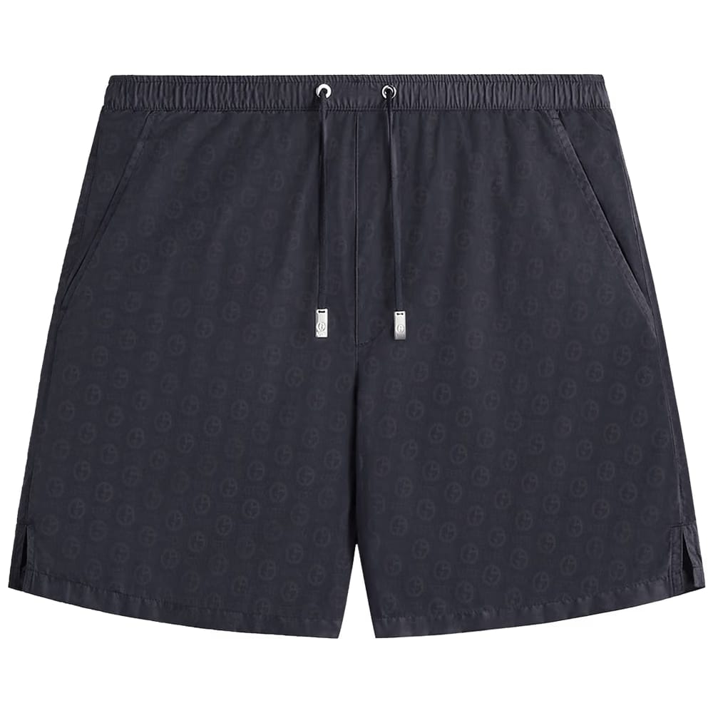 Kith x Giorgio Armani Jacquard Collins Swim Shorts Ink