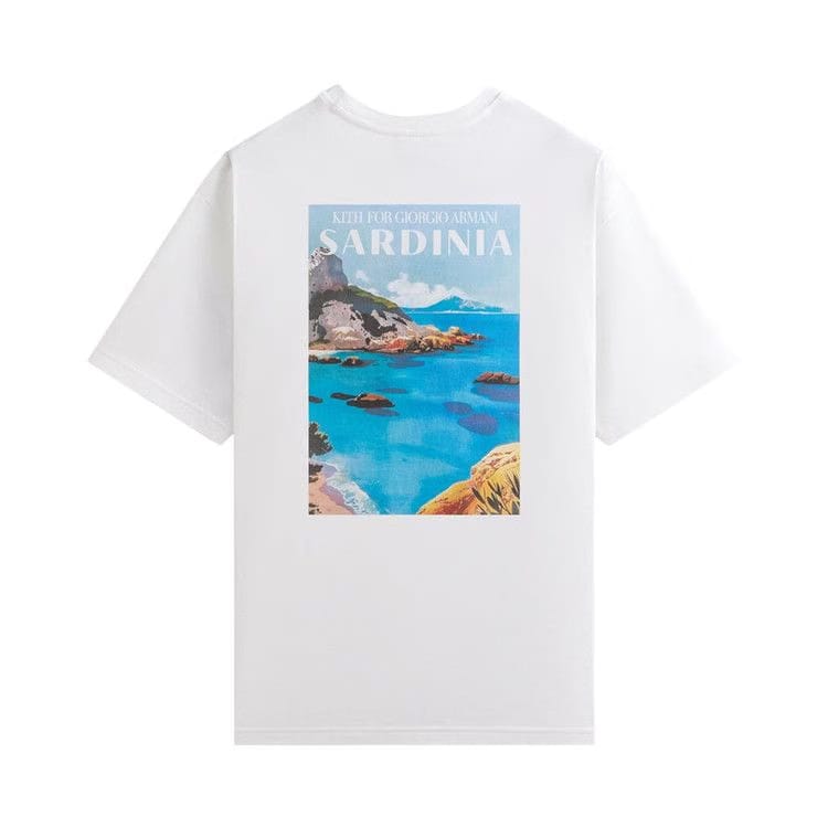 Kith x Giorgio Armani Sardinia Pocket T-Shirt White