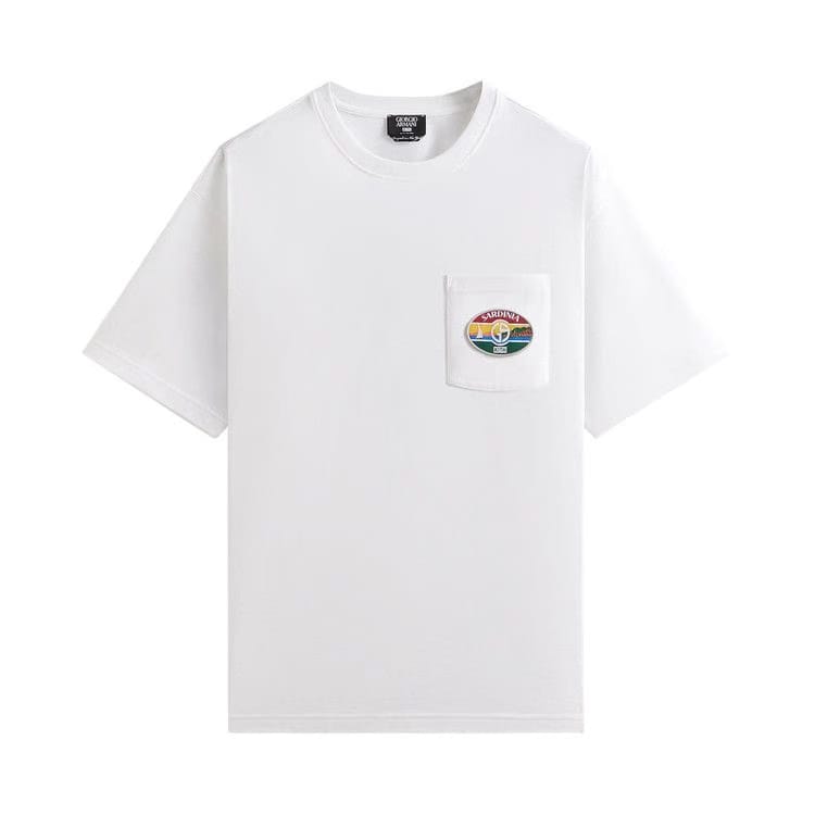 Kith x Giorgio Armani Sardinia Pocket T-Shirt White