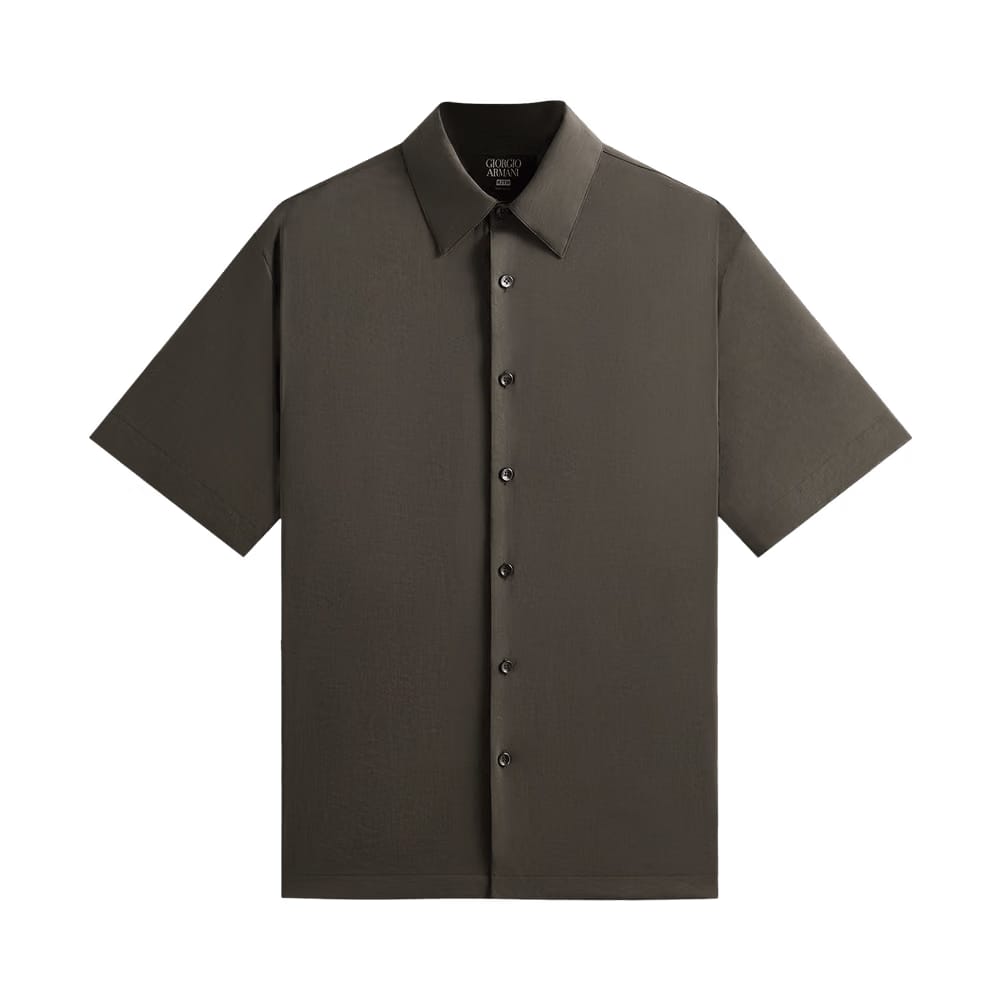 Kith x Giorgio Armani Shorts Sleeve Button Up Seam