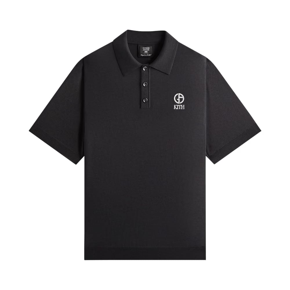 Kith x Giorgio Armani Tilden Knit Polo Ghost