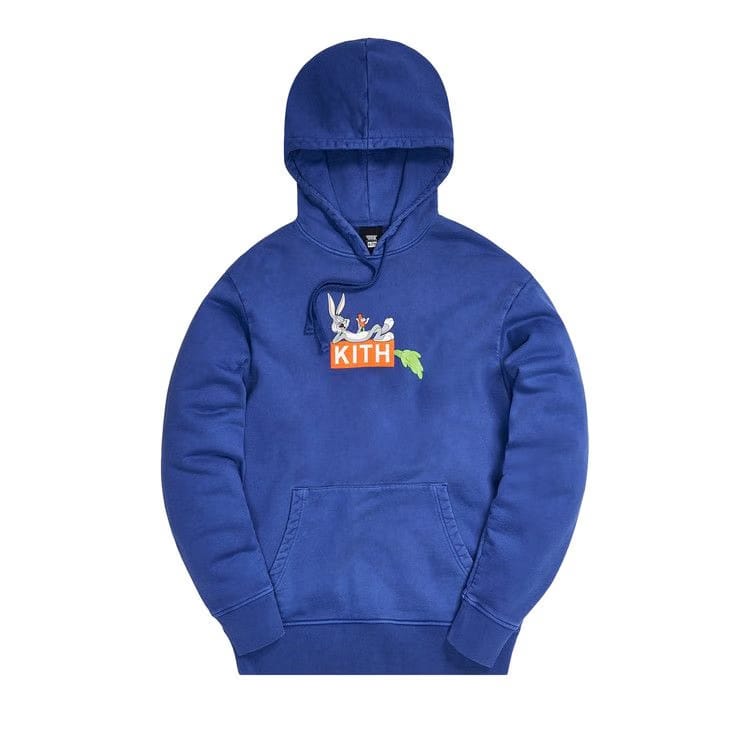 Kith x Looney Tunes Carrot Hoodie Blue