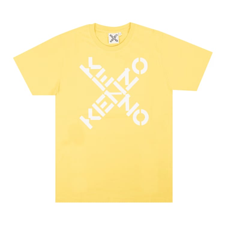 Kenzo Big x Shorts-Sleeve T-Shirt Yellow