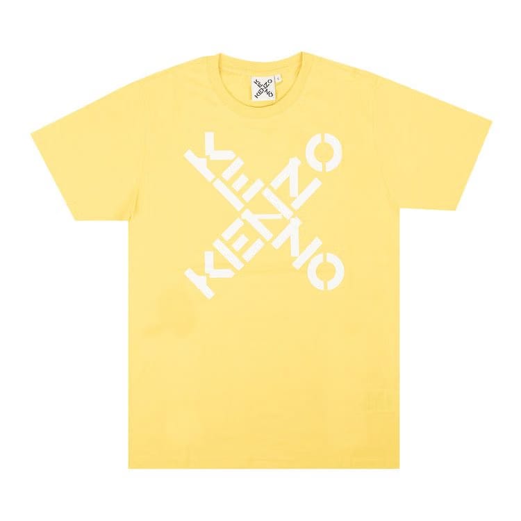 Kenzo Big x Shorts-Sleeve T-Shirt Yellow