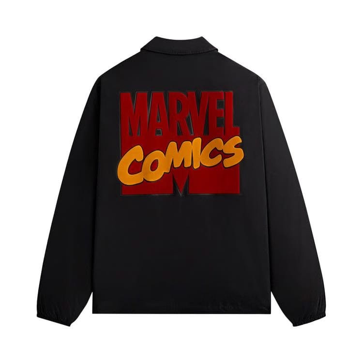 Kith x Marvel Comics Coaches Jacket Black