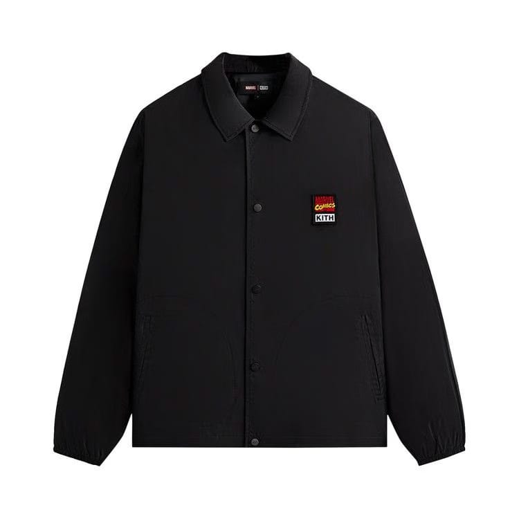 Kith x Marvel Comics Coaches Jacket Black