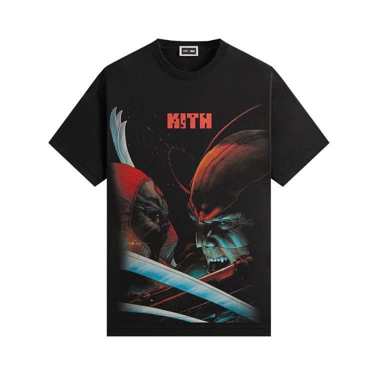 Kith x Marvel Deadpool Vintage T-Shirt Black