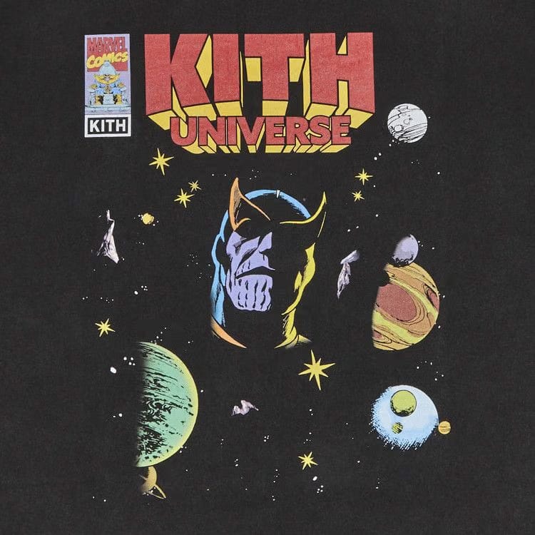 Kith x Marvel Infinity Vintage T-Shirt Black