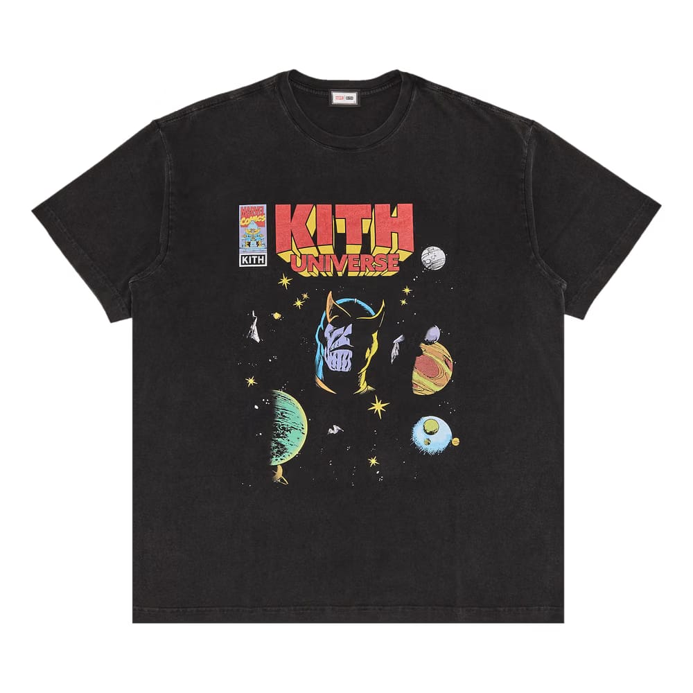 Kith x Marvel Infinity Vintage T-Shirt Black