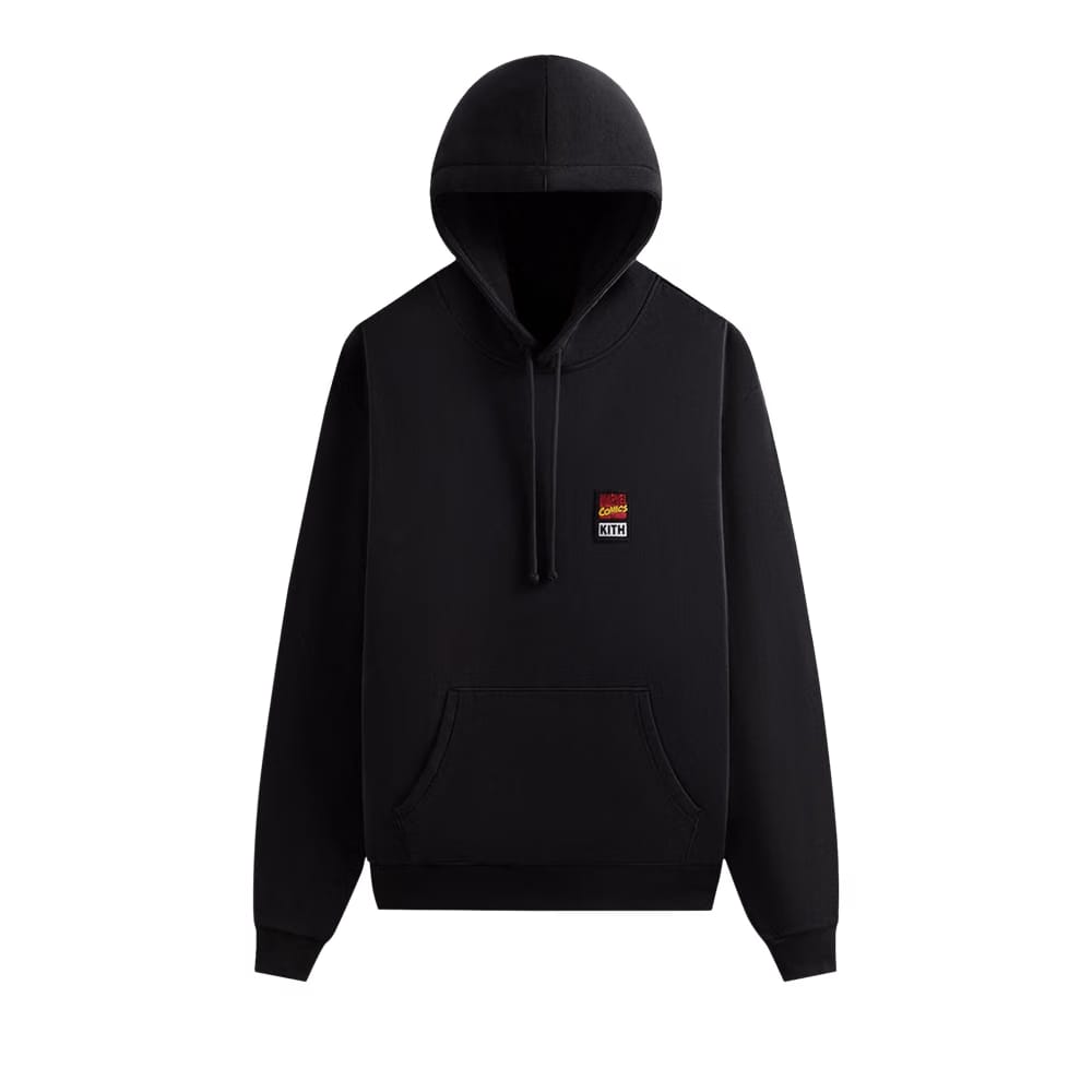 Kith x Marvel Team Up Vintage Nelson Hoodie Black