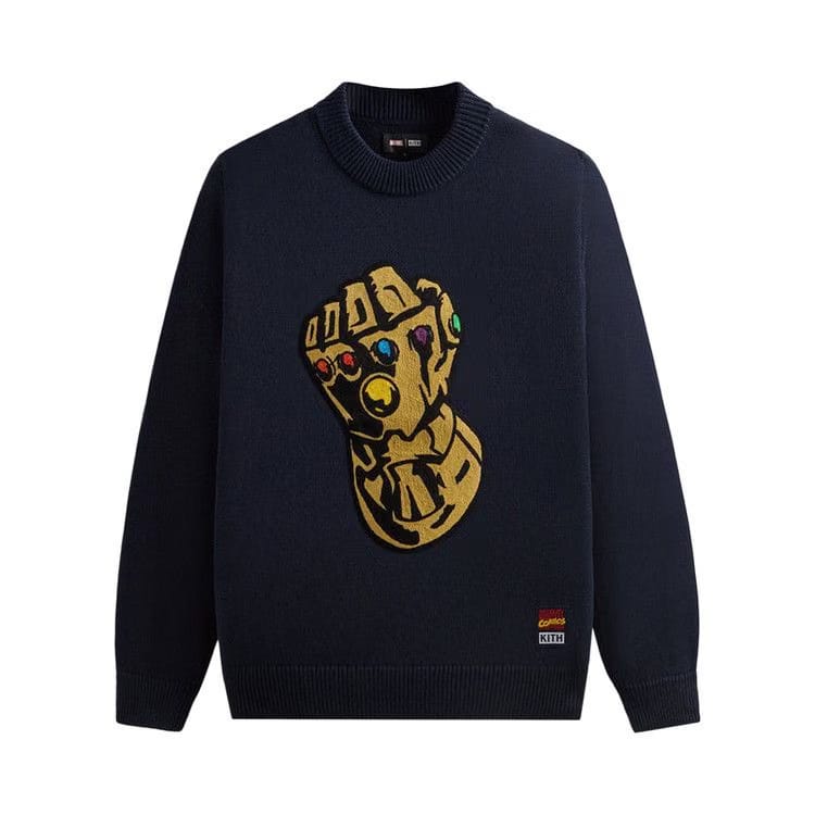 Kith x Marvel Thanos Lewis Crewneck Sweater Nocturnal