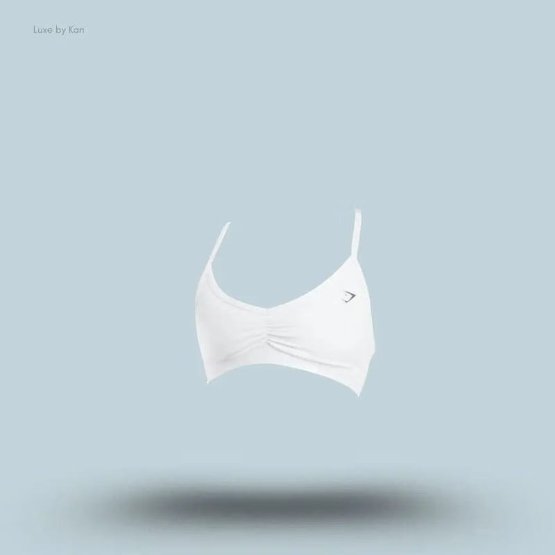 GYMSHARK RUCHED STRAPPY SPORTS BRA Light Support