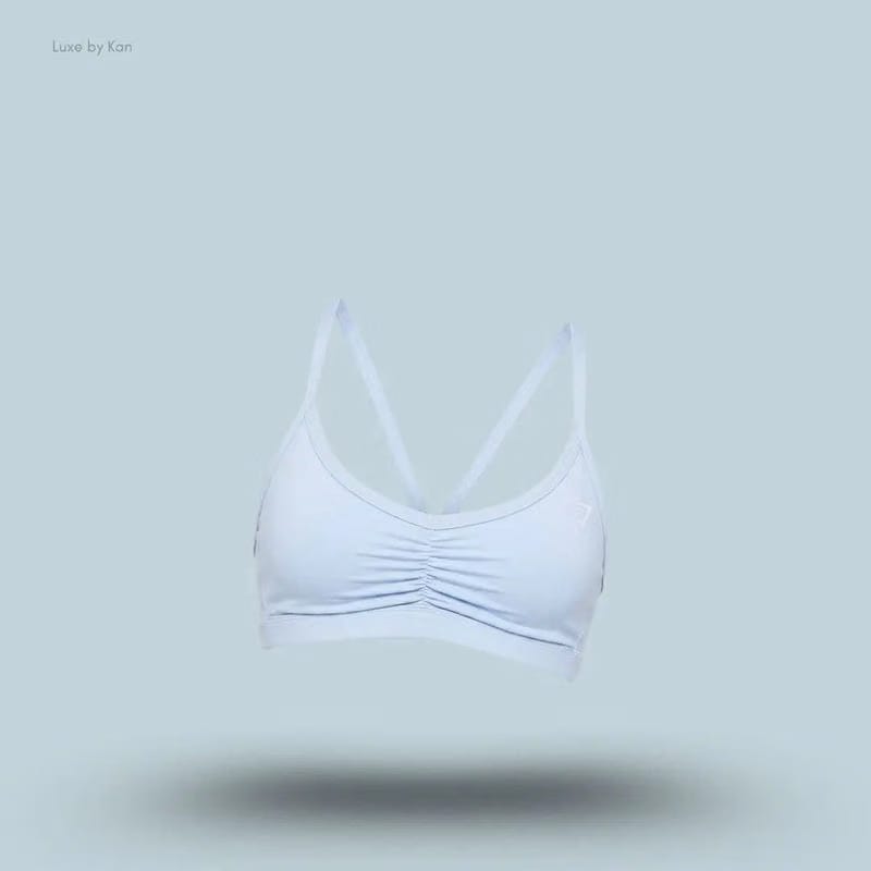 GYMSHARK RUCHED STRAPPY SPORTS BRA Light Support