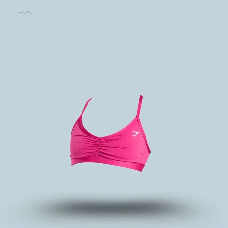 GYMSHARK RUCHED STRAPPY SPORTS BRA Light Support