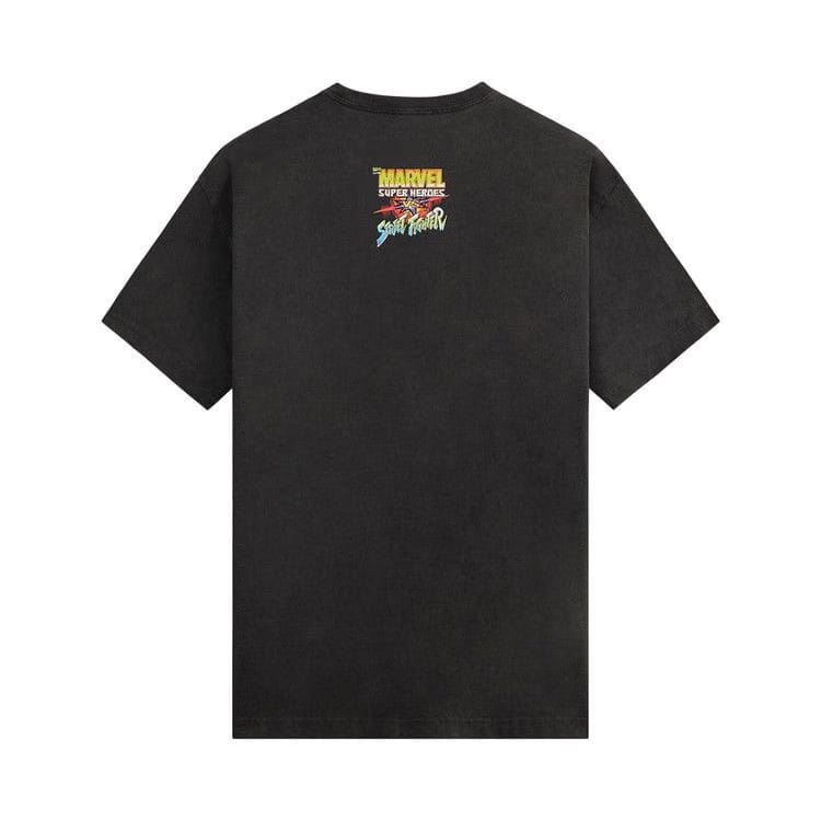 Kith x Marvel vs. Capcom Heroes Vs. Street Fighter Vintage T-Shirt Black