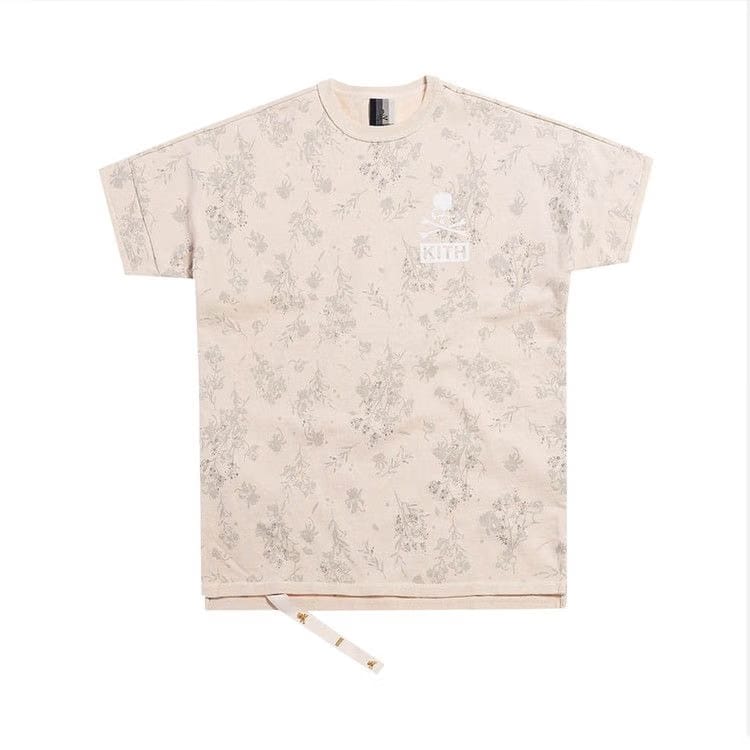 Kith x Mastermind World Reverse Floral T-Shirt Turtle Dove