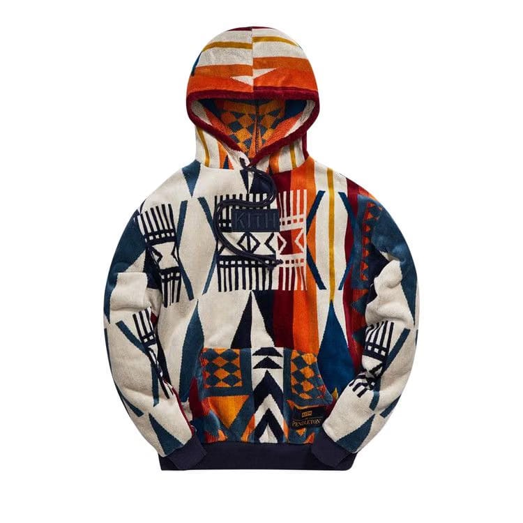 Kith x Pendleton Terry Williams Hoodie Ivory/Multicolor