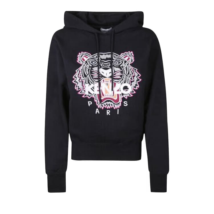 Kenzo Tiger Hoodie Black