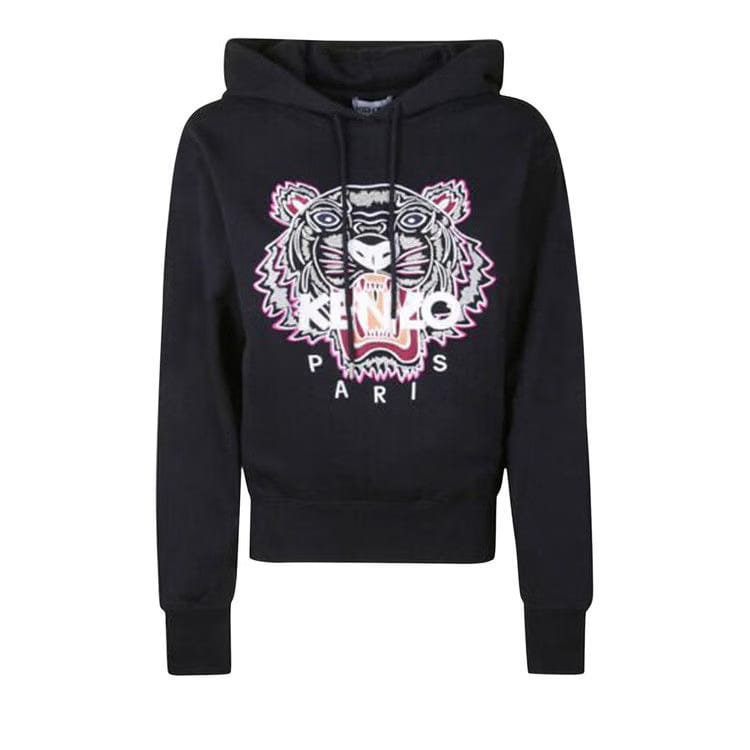 Kenzo Tiger Hoodie Black