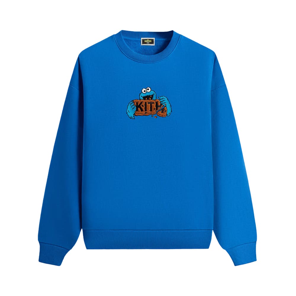 Kith x Sesame Street Cookie Monster Nelson Crewneck Voyage