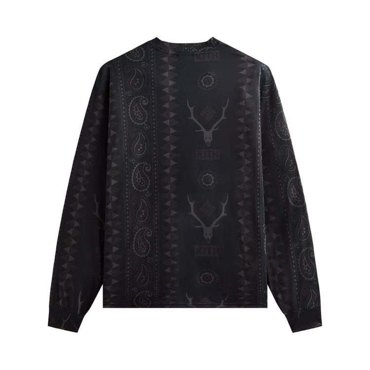 Kith x South2 West8 For Columbia Paisley Stripe Terminal Tackle Long-Sleeve Black