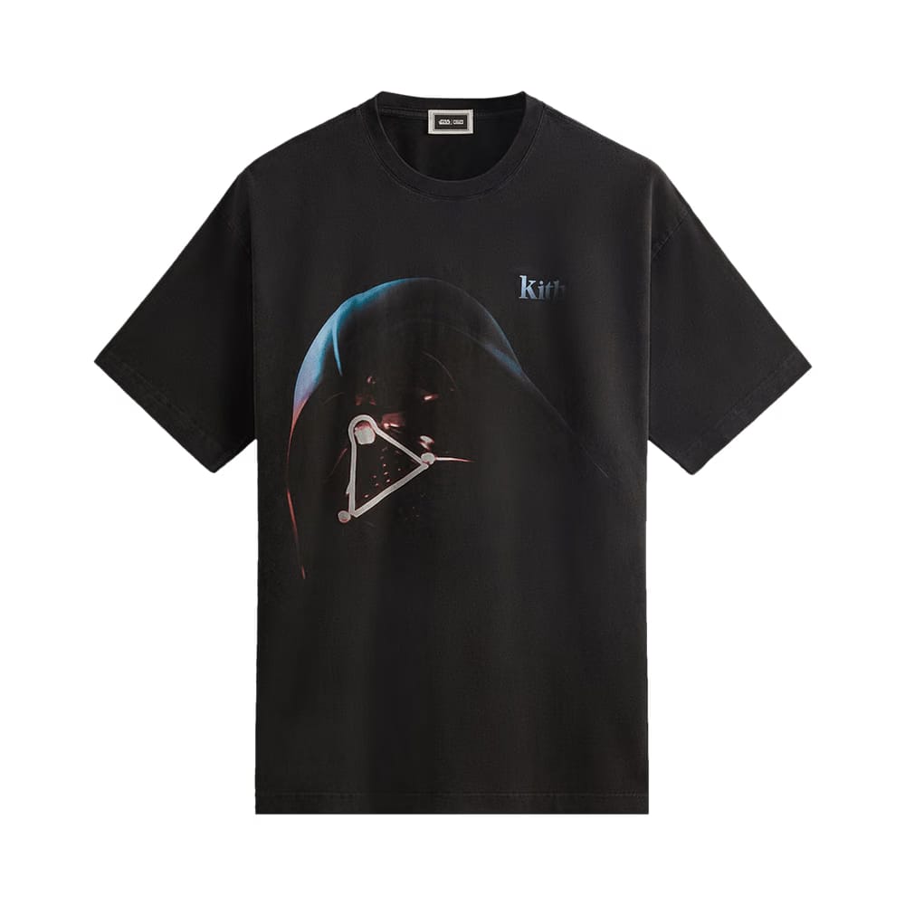 Kith x Star Wars Darth Vader Helmet Vintage T-Shirt Black