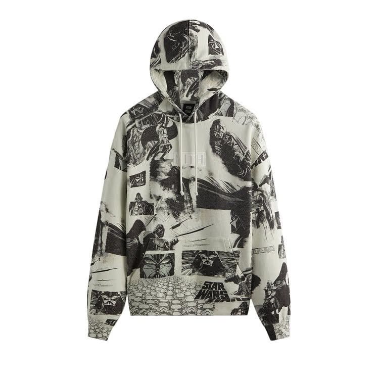 Kith x Star Wars Darth Vader Illustration Hoodie Waffle