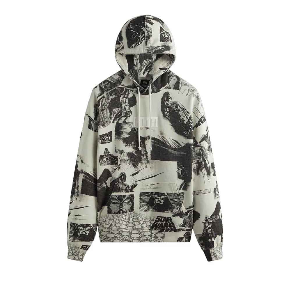 Kith x Star Wars Darth Vader Illustration Hoodie Waffle