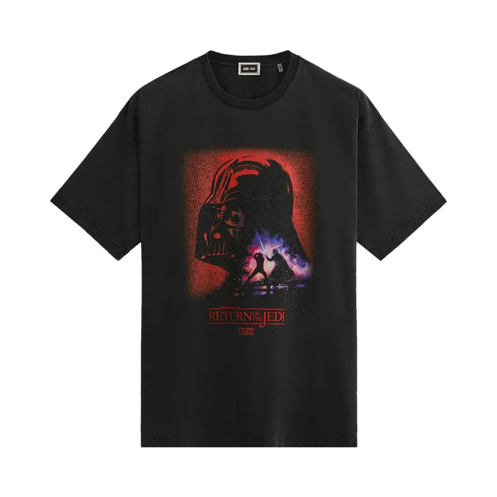 Kith x Star Wars Darth Vader Poster Vintage T-Shirt Black