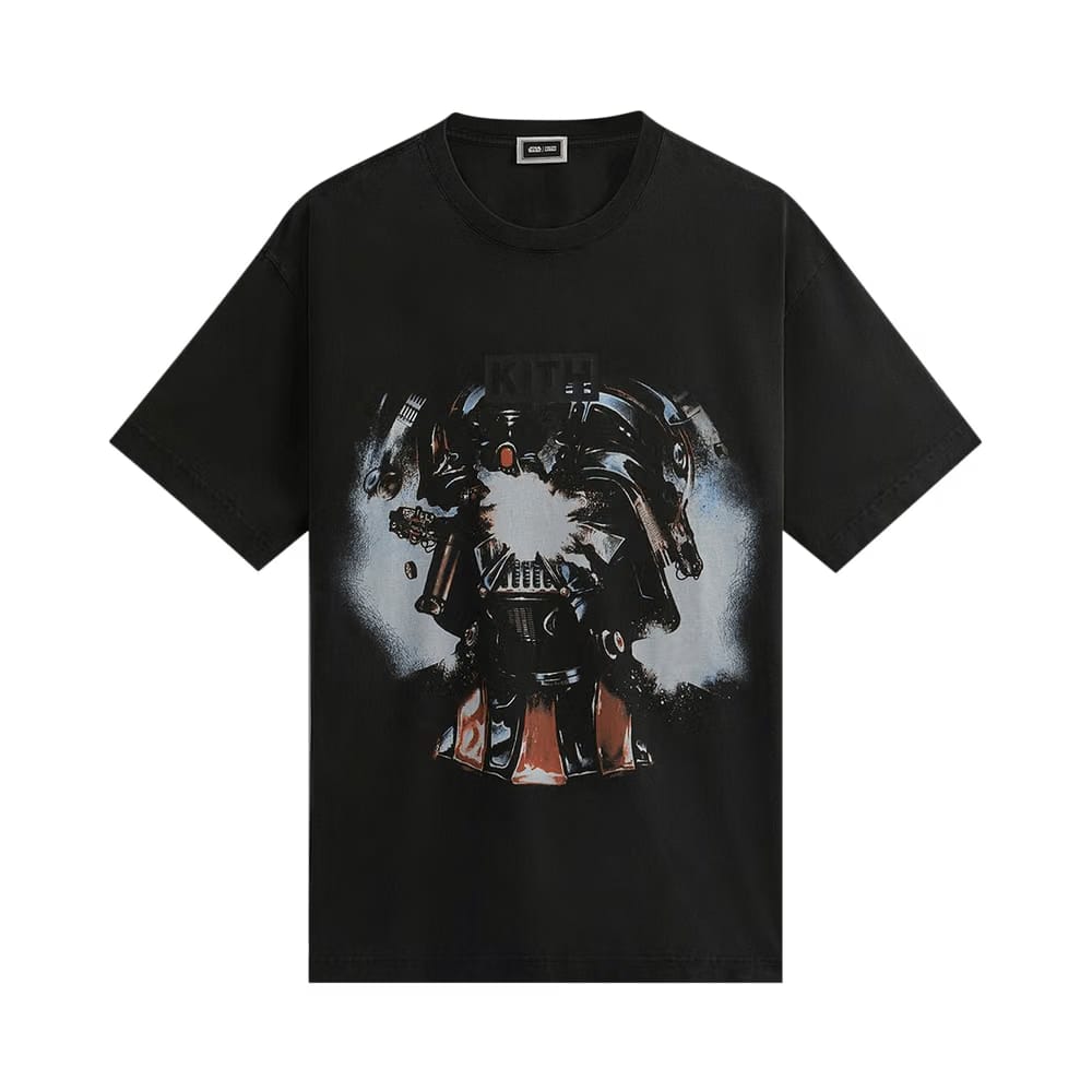 Kith x Star Wars Exploding Darth Vader Vintage T-Shirt Black
