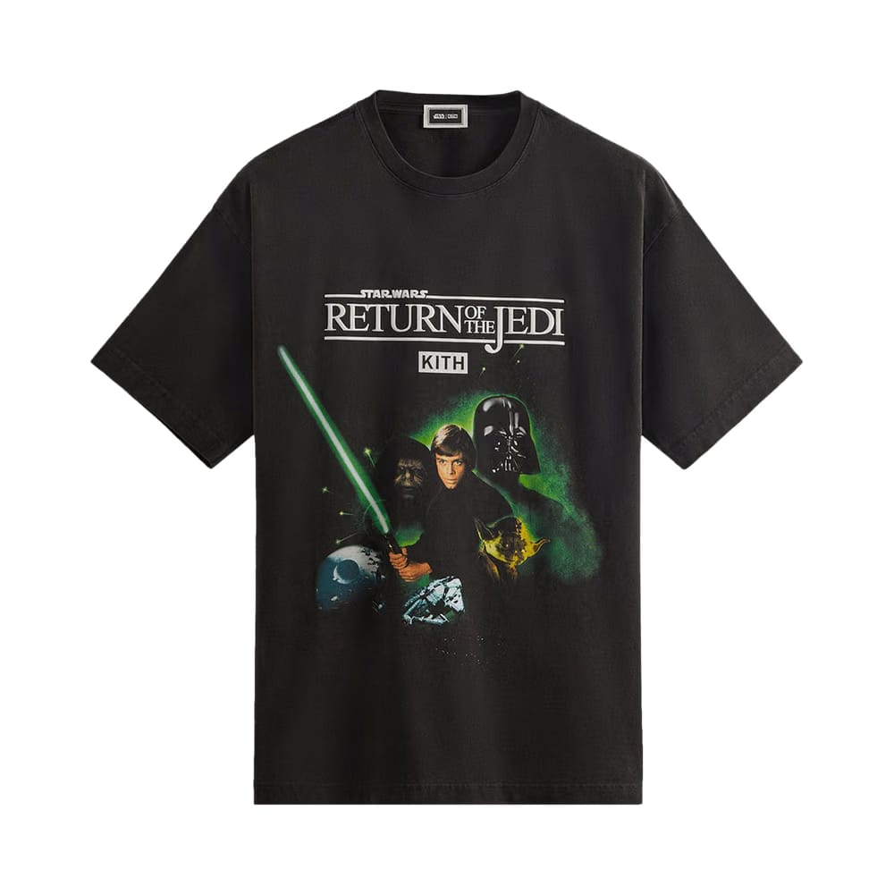Kith x Star Wars Luke Poster Vintage T-Shirt Black
