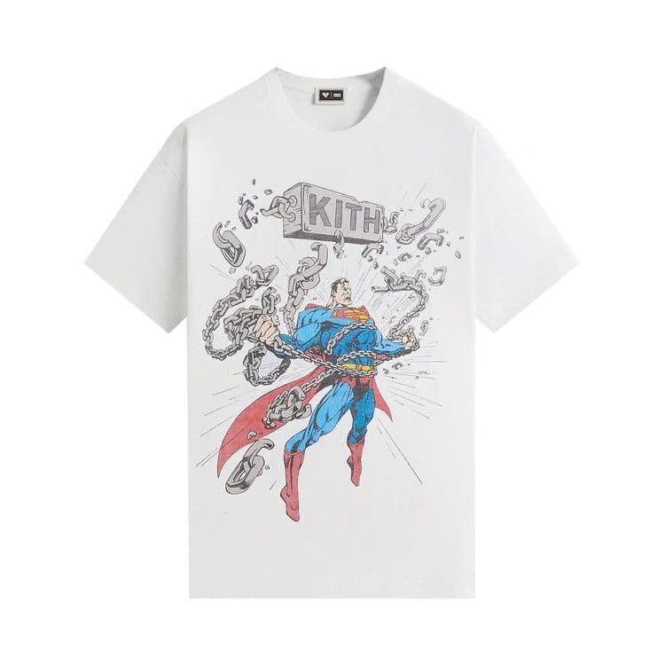 Kith x Superman Chains Vintage T-Shirt White